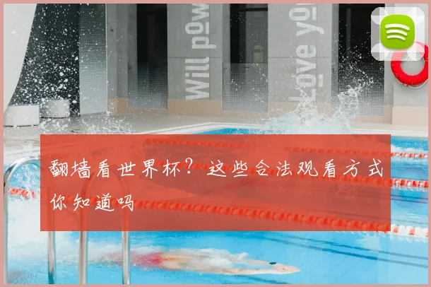 翻墙看世界杯？这些合法观看方式你知道吗